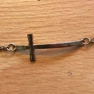 👴 3/$20 Cross Bronze Bracelet